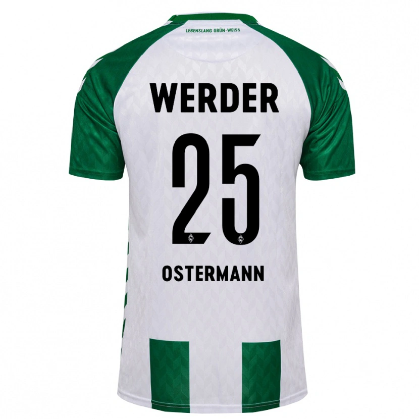 Danxen Damen Ben Ostermann #25 Grün Weiß Heimtrikot Trikot 2026/27 T-Shirt Schweiz