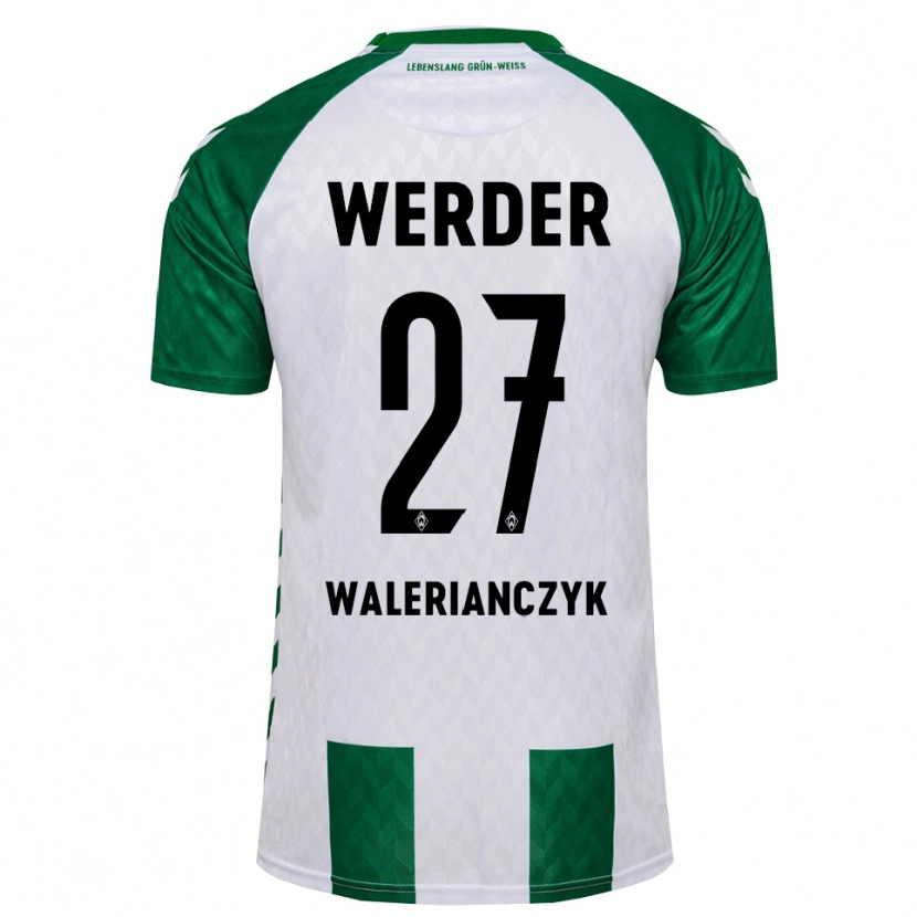 Danxen Damen Dennis Walerianczyk #27 Grün Weiß Heimtrikot Trikot 2026/27 T-Shirt Schweiz