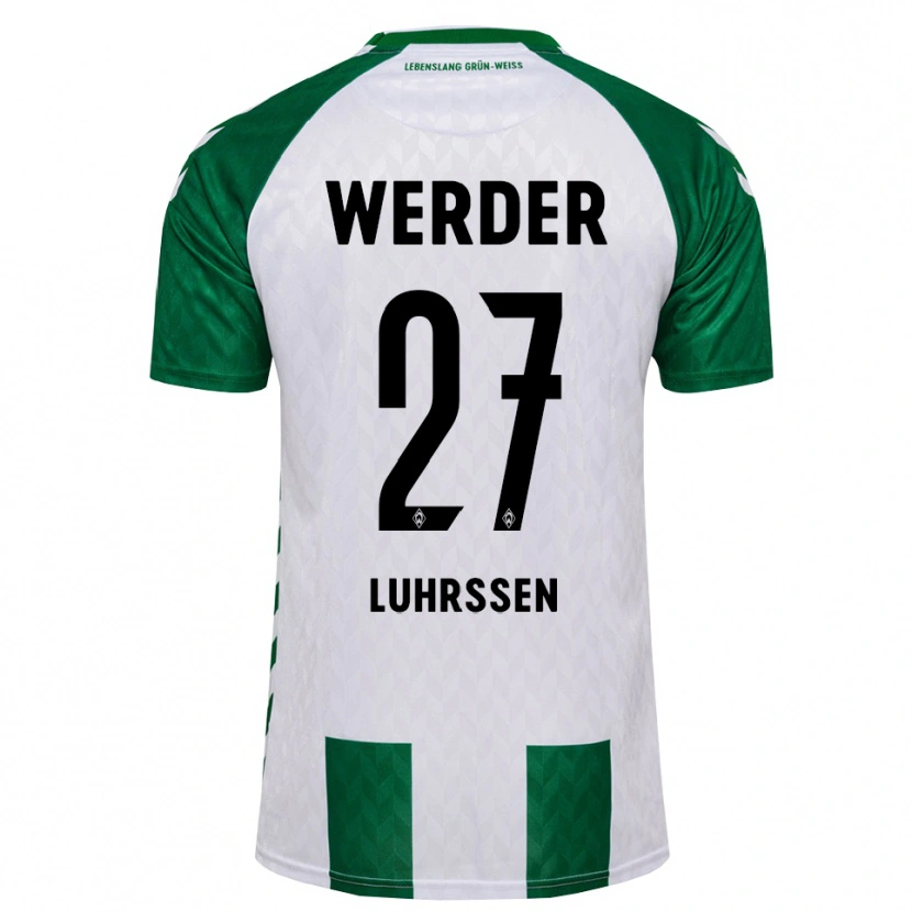 Danxen Damen Nina Luhrssen #27 Grün Weiß Heimtrikot Trikot 2026/27 T-Shirt Schweiz