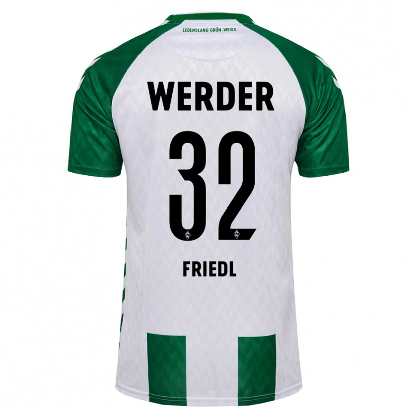 Danxen Damen Marco Friedl #32 Grün Weiß Heimtrikot Trikot 2026/27 T-Shirt Schweiz