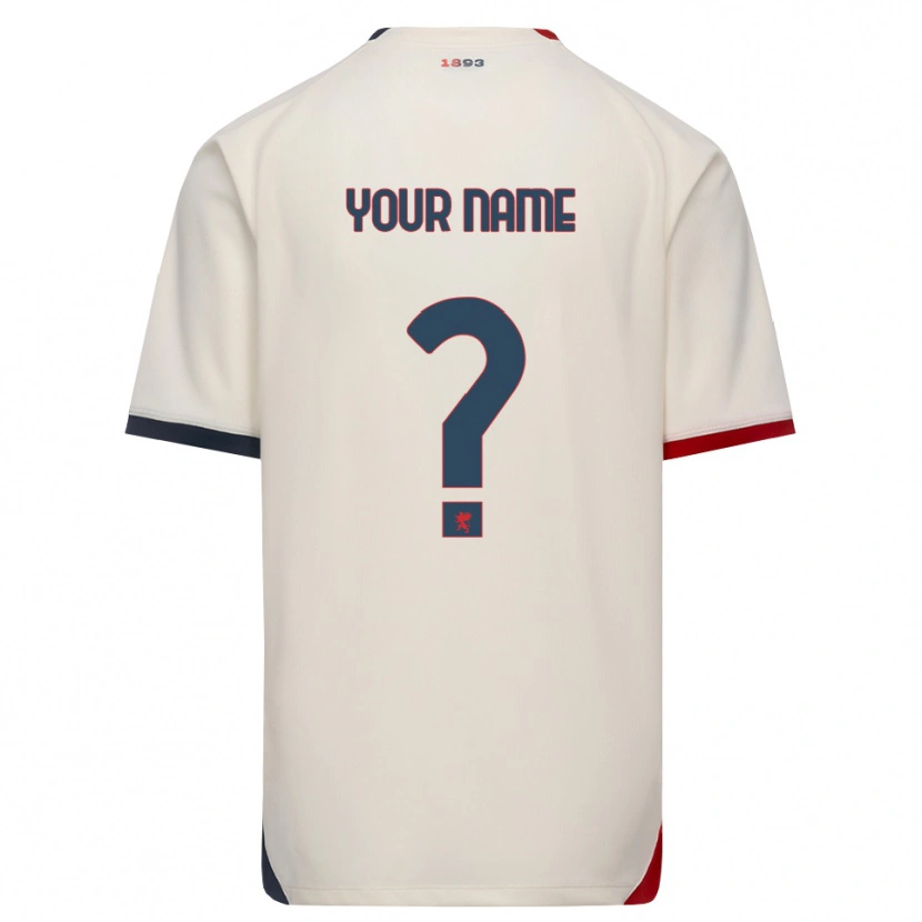 Danxen Damen Ihren Namen #0 Creme Rot Auswärtstrikot Trikot 2026/27 T-Shirt Schweiz