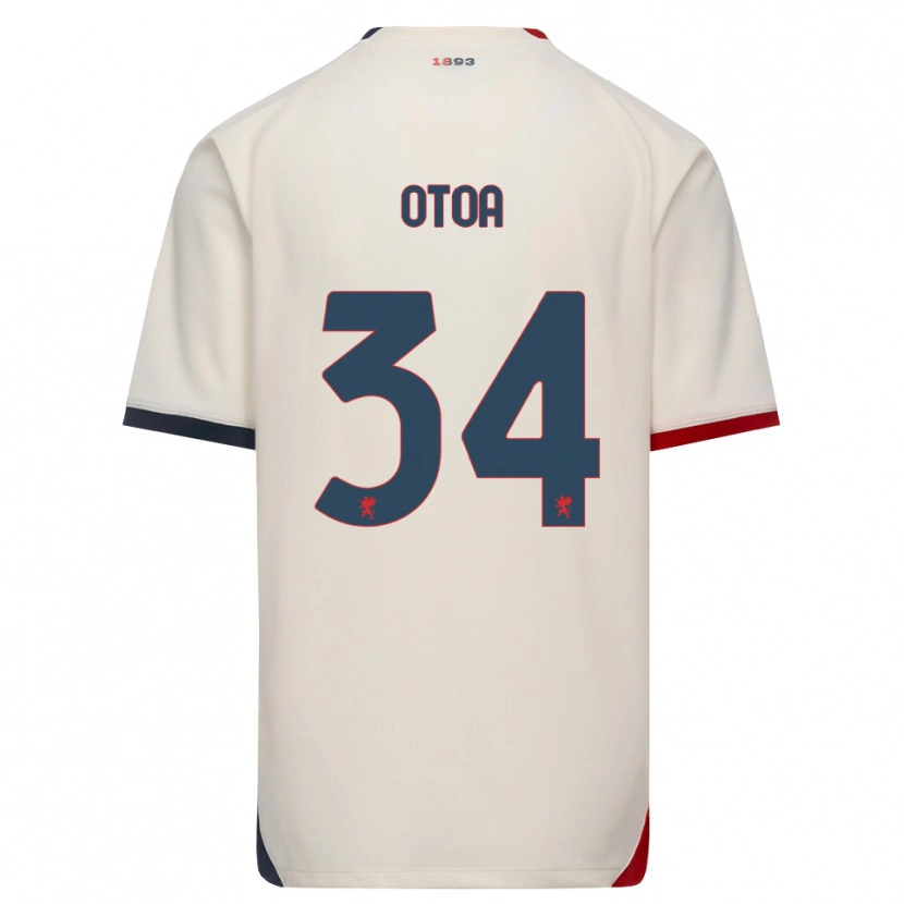 Danxen Damen Sebastian Otoa #34 Creme Rot Auswärtstrikot Trikot 2026/27 T-Shirt Schweiz