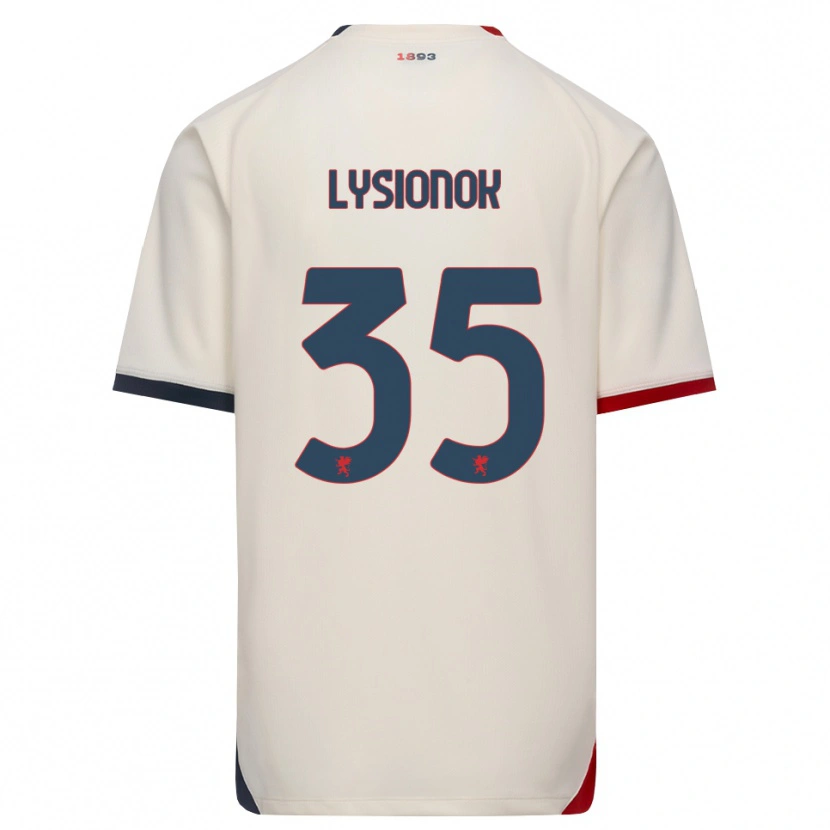 Danxen Damen Ernestas Lysionok #35 Creme Rot Auswärtstrikot Trikot 2026/27 T-Shirt Schweiz