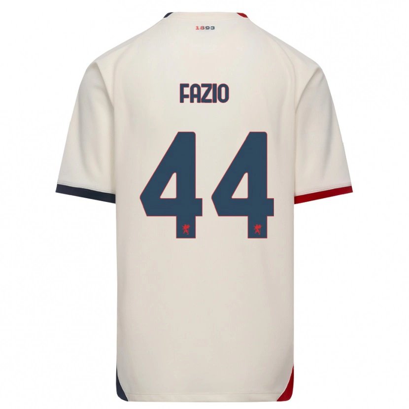 Danxen Damen Agostino Fazio #44 Creme Rot Auswärtstrikot Trikot 2026/27 T-Shirt Schweiz