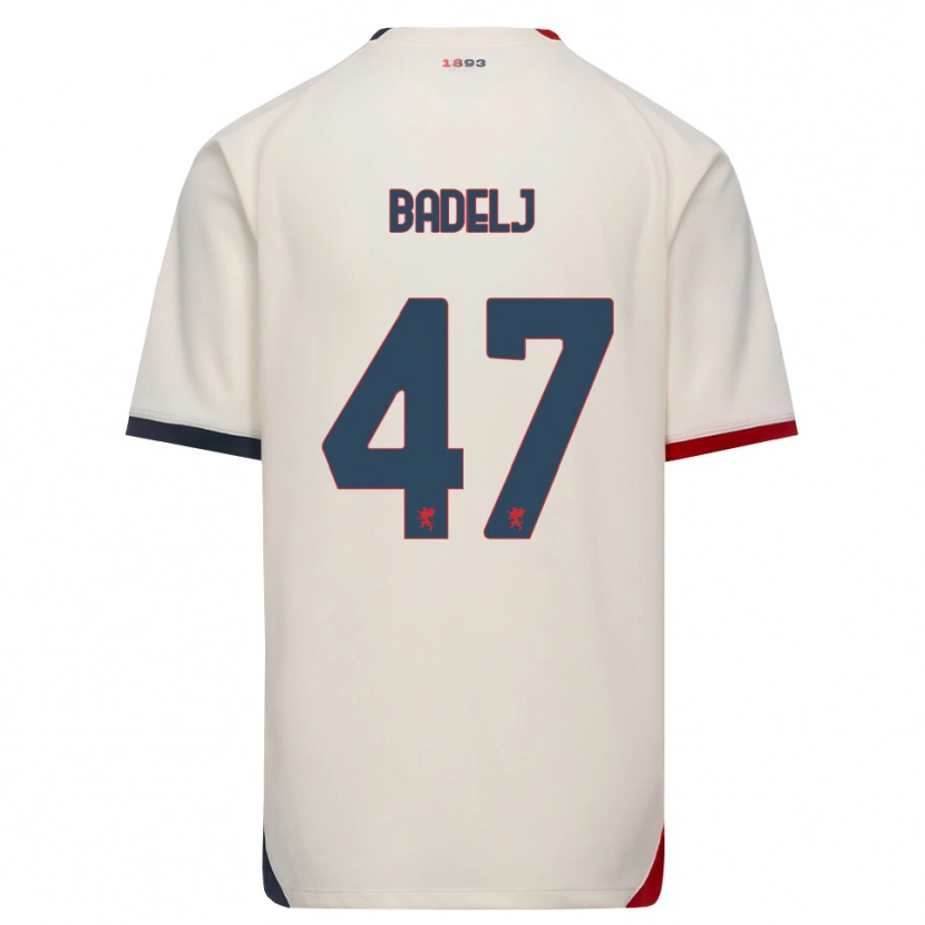 Danxen Damen Milan Badelj #47 Creme Rot Auswärtstrikot Trikot 2026/27 T-Shirt Schweiz