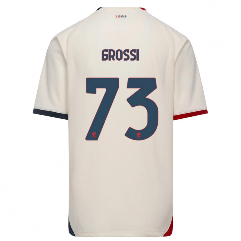 Danxen Damen Jacopo Grossi #73 Creme Rot Auswärtstrikot Trikot 2026/27 T-Shirt Schweiz