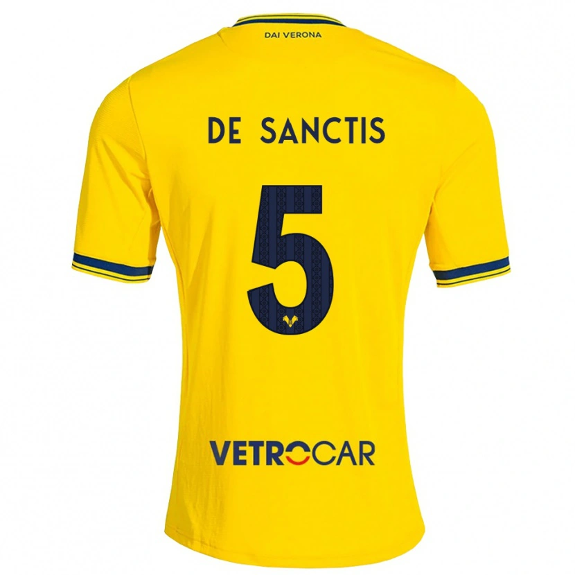 Danxen Damen Aurora De Sanctis #5 Gelb Rot Auswärtstrikot Trikot 2026/27 T-Shirt Schweiz