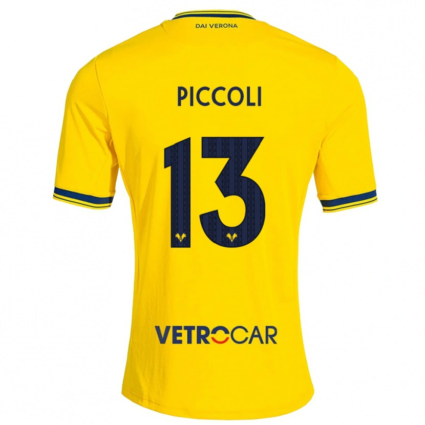 Danxen Damen Thomas Piccoli #13 Gelb Rot Auswärtstrikot Trikot 2026/27 T-Shirt Schweiz