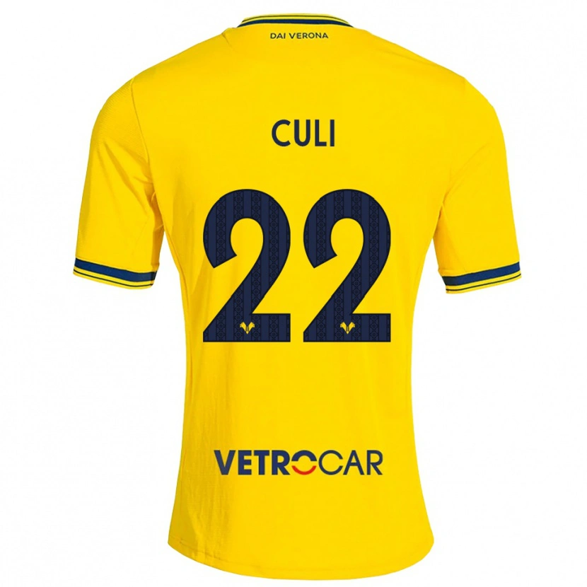 Danxen Damen Daniel Culi #22 Gelb Rot Auswärtstrikot Trikot 2026/27 T-Shirt Schweiz