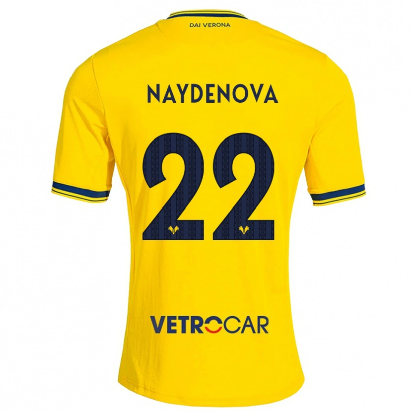 Danxen Damen Ivana Naydenova #22 Gelb Rot Auswärtstrikot Trikot 2026/27 T-Shirt Schweiz