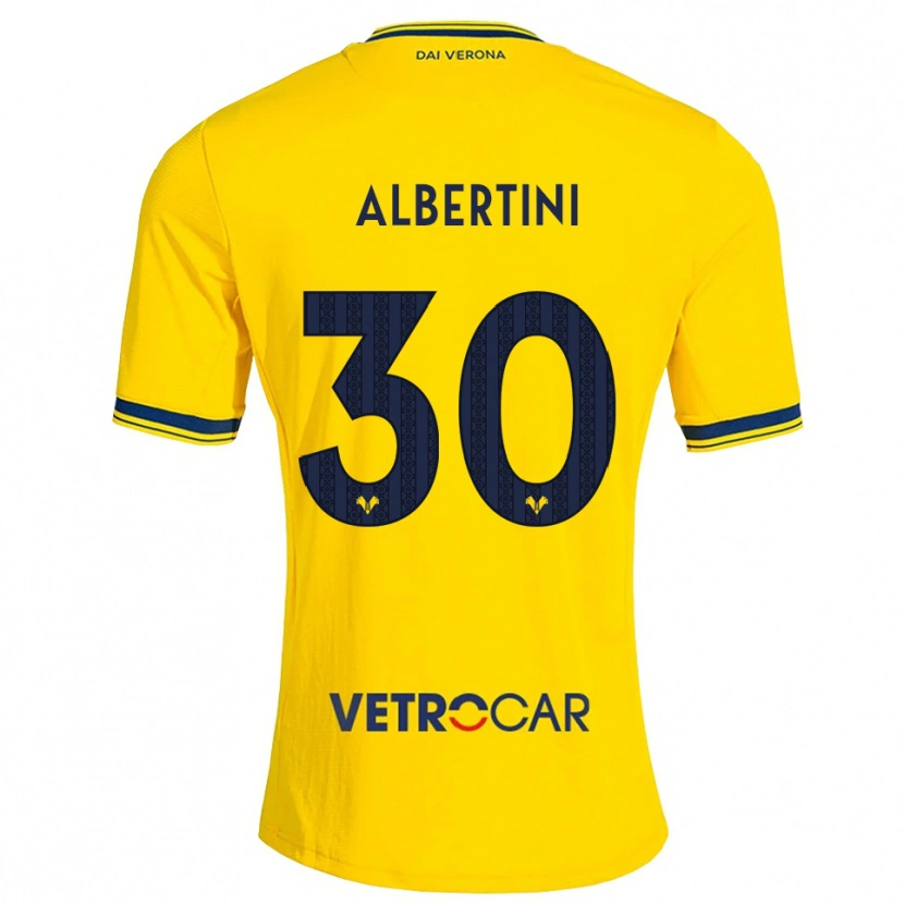 Danxen Damen Francesco Albertini #30 Gelb Rot Auswärtstrikot Trikot 2026/27 T-Shirt Schweiz