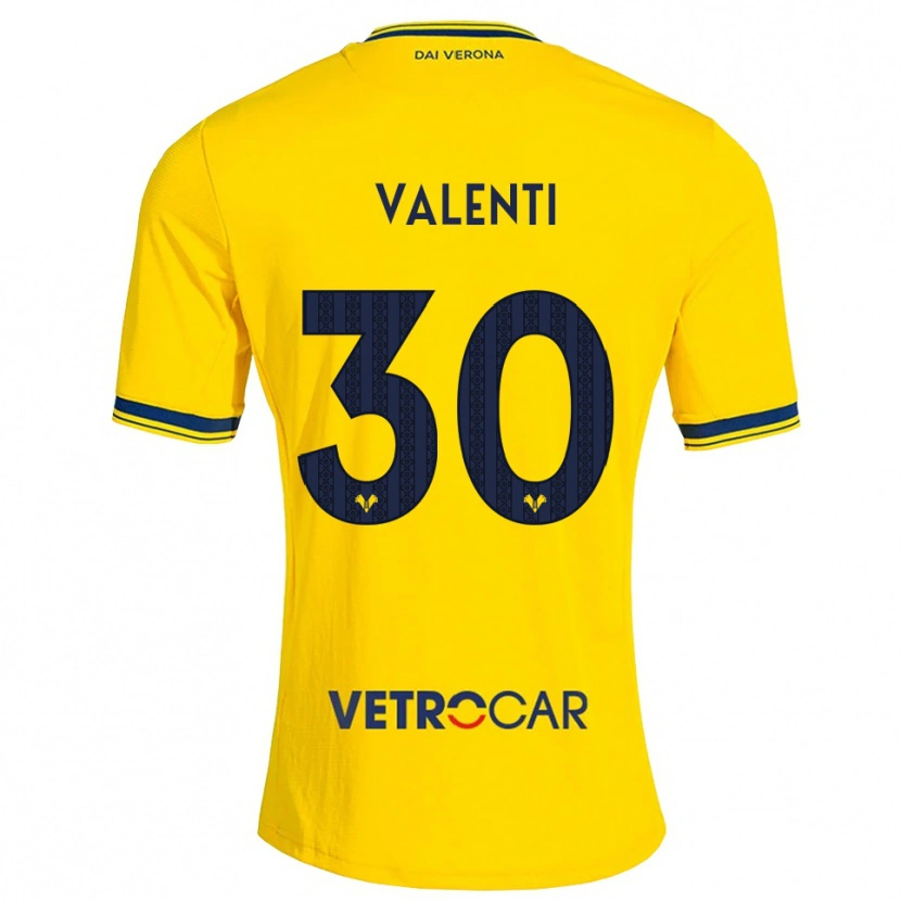 Danxen Damen Francesco Valenti #30 Gelb Rot Auswärtstrikot Trikot 2026/27 T-Shirt Schweiz