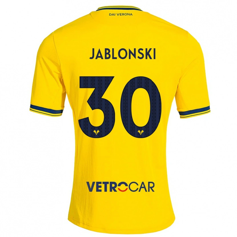 Danxen Damen Darvin Jablonski #30 Gelb Rot Auswärtstrikot Trikot 2026/27 T-Shirt Schweiz