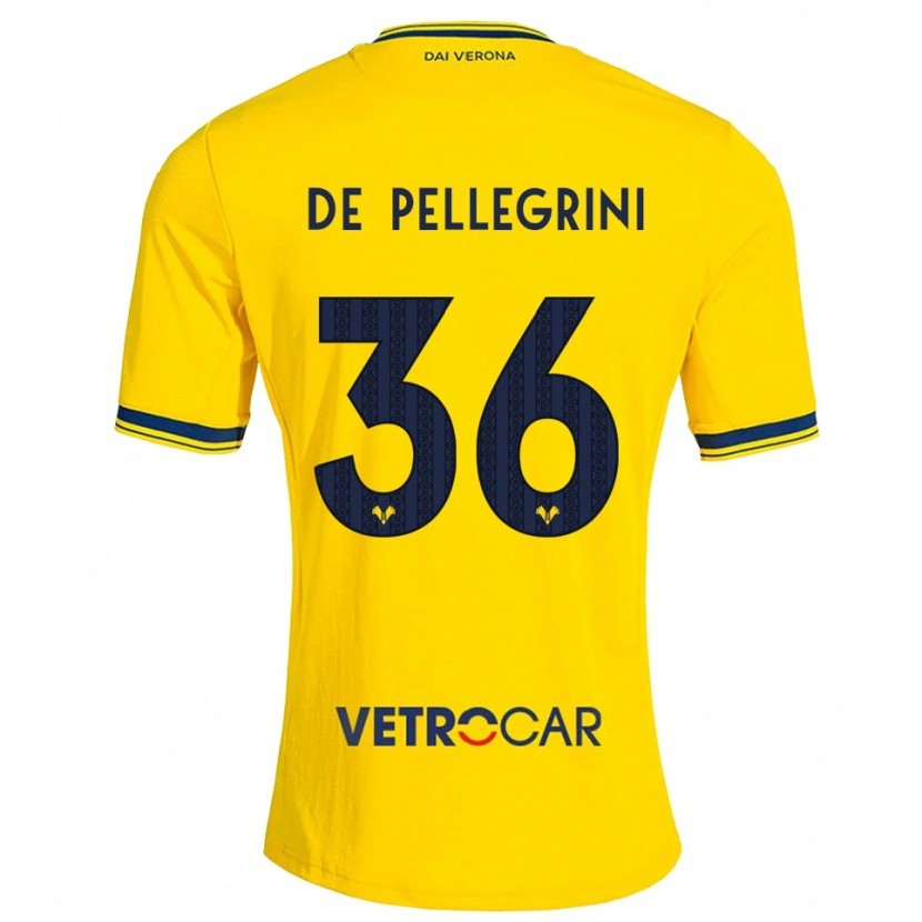 Danxen Damen Erika De Pellegrini #36 Gelb Rot Auswärtstrikot Trikot 2026/27 T-Shirt Schweiz