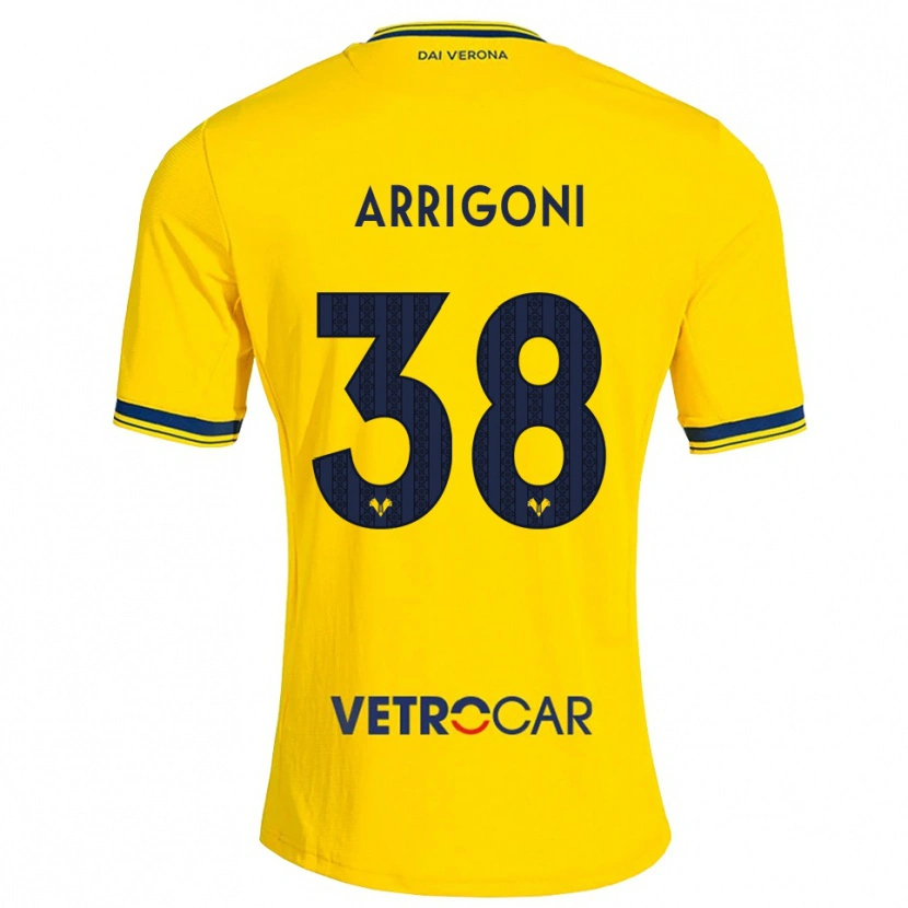 Danxen Damen Arrigoni #38 Gelb Rot Auswärtstrikot Trikot 2026/27 T-Shirt Schweiz