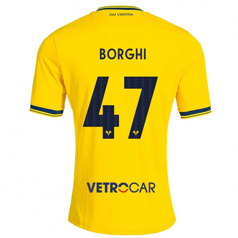 Danxen Damen Arthur Borghi #47 Gelb Rot Auswärtstrikot Trikot 2026/27 T-Shirt Schweiz