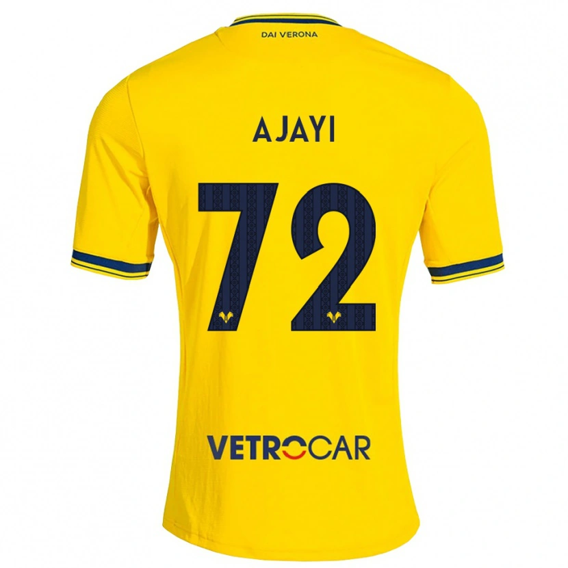 Danxen Damen Junior Ajayi #72 Gelb Rot Auswärtstrikot Trikot 2026/27 T-Shirt Schweiz