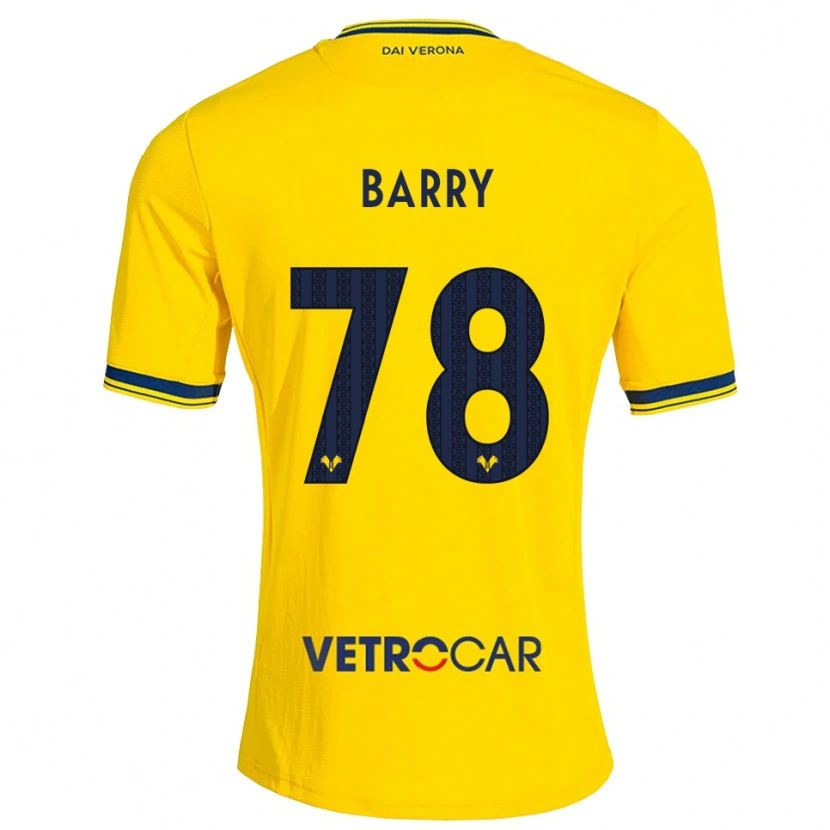 Danxen Damen Oumar Barry #78 Gelb Rot Auswärtstrikot Trikot 2026/27 T-Shirt Schweiz