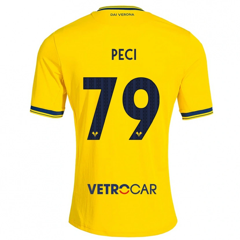 Danxen Damen Jurgen Peci #79 Gelb Rot Auswärtstrikot Trikot 2026/27 T-Shirt Schweiz