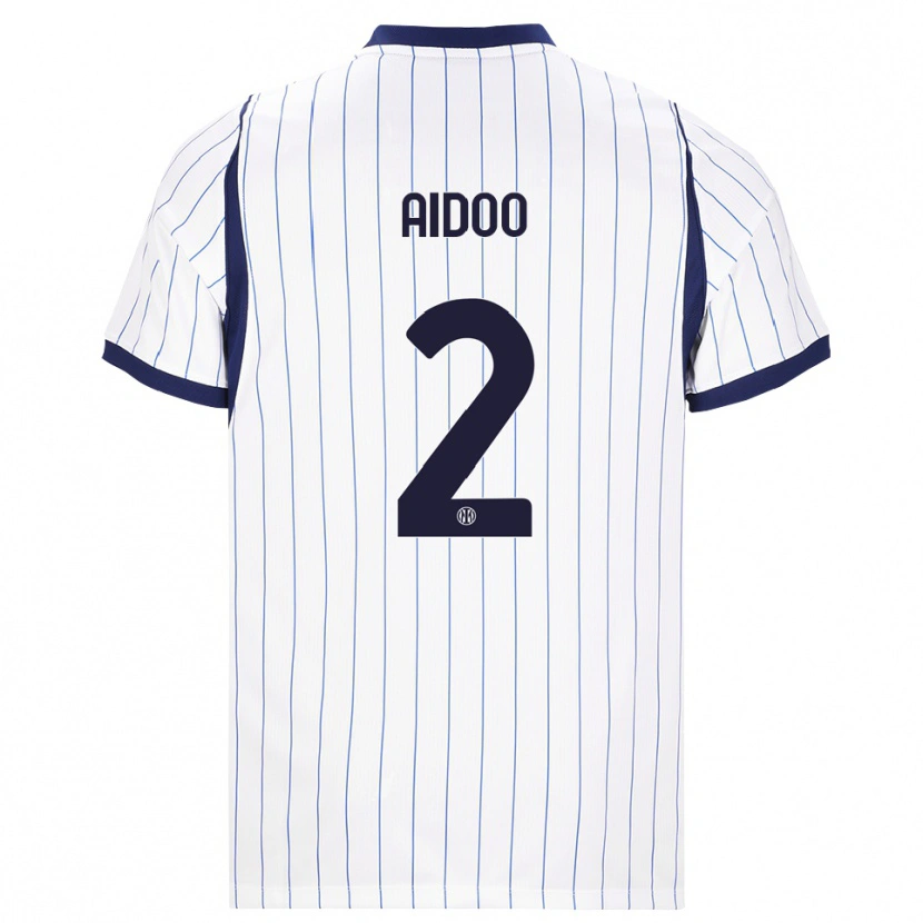 Danxen Damen Mike Aidoo #2 Weiß Dunkelblau Auswärtstrikot Trikot 2026/27 T-Shirt Schweiz