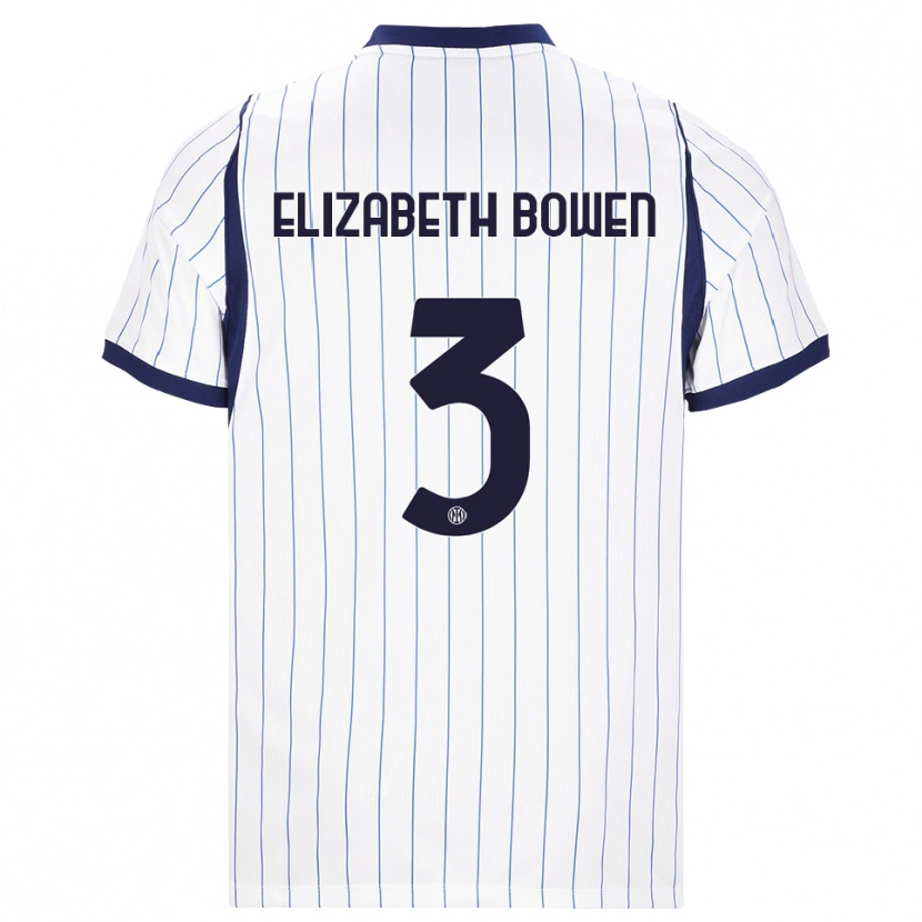Danxen Damen Kate Elizabeth Bowen #3 Weiß Dunkelblau Auswärtstrikot Trikot 2026/27 T-Shirt Schweiz