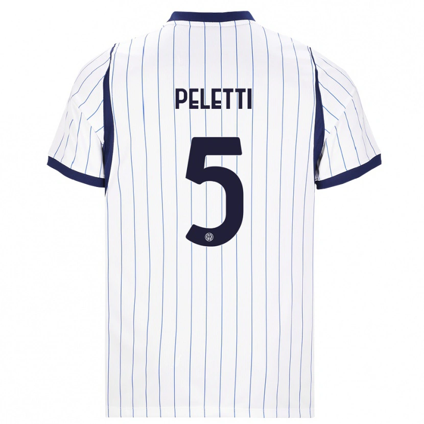 Danxen Damen Lamberto Peletti #5 Weiß Dunkelblau Auswärtstrikot Trikot 2026/27 T-Shirt Schweiz