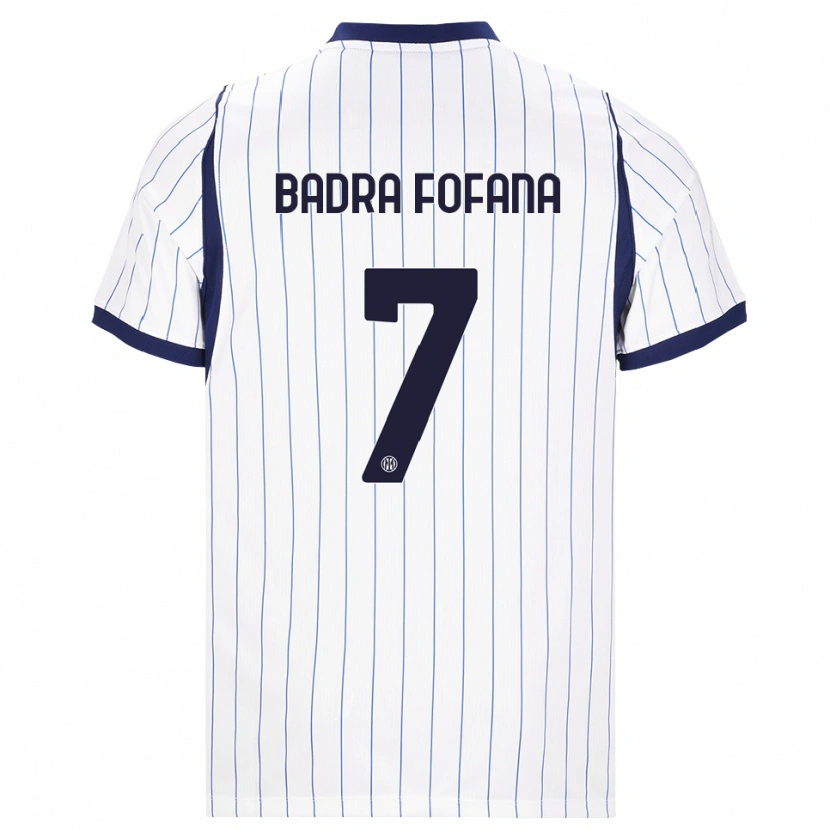 Danxen Damen Aliou Badra Fofana #7 Weiß Dunkelblau Auswärtstrikot Trikot 2026/27 T-Shirt Schweiz