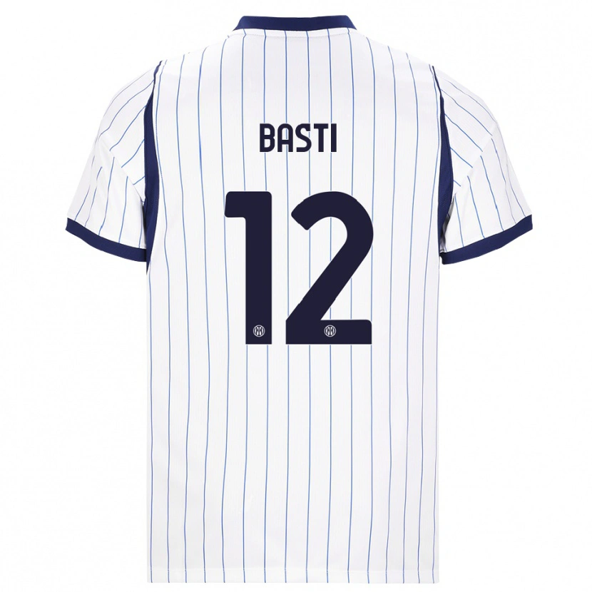 Danxen Damen Matteo Basti #12 Weiß Dunkelblau Auswärtstrikot Trikot 2026/27 T-Shirt Schweiz