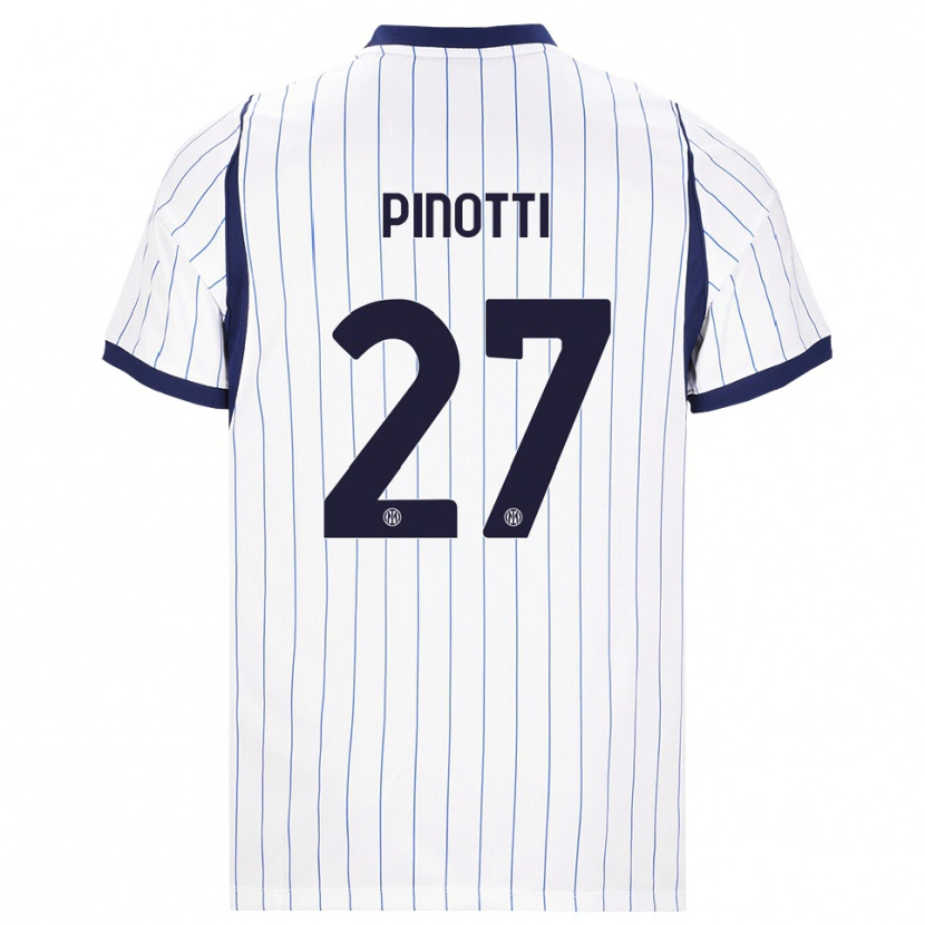 Danxen Damen Manuel Pinotti #27 Weiß Dunkelblau Auswärtstrikot Trikot 2026/27 T-Shirt Schweiz
