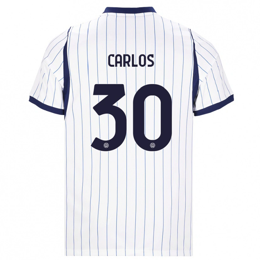 Danxen Damen Carlos Augusto #30 Weiß Dunkelblau Auswärtstrikot Trikot 2026/27 T-Shirt Schweiz
