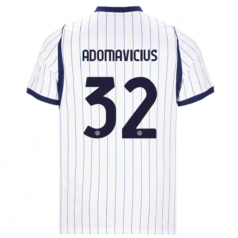 Danxen Damen Henrikas Adomavičius #32 Weiß Dunkelblau Auswärtstrikot Trikot 2026/27 T-Shirt Schweiz