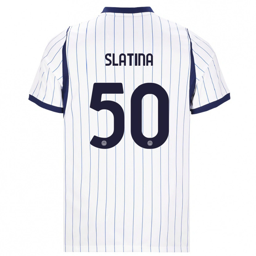 Danxen Damen Duje Slatina #50 Weiß Dunkelblau Auswärtstrikot Trikot 2026/27 T-Shirt Schweiz