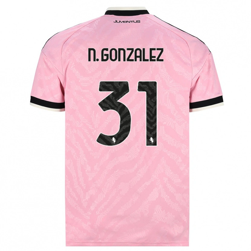 Danxen Damen Nico González #31 Pink Schwarz Auswärtstrikot Trikot 2026/27 T-Shirt Schweiz