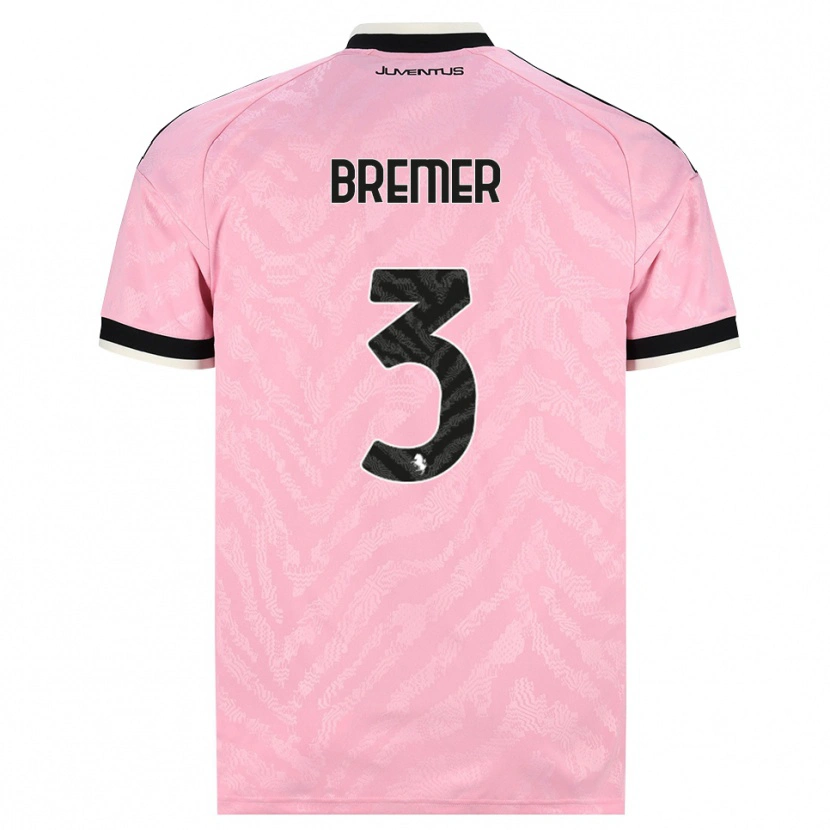 Danxen Damen Gleison Bremer Silva Nascimento #3 Pink Schwarz Auswärtstrikot Trikot 2026/27 T-Shirt Schweiz