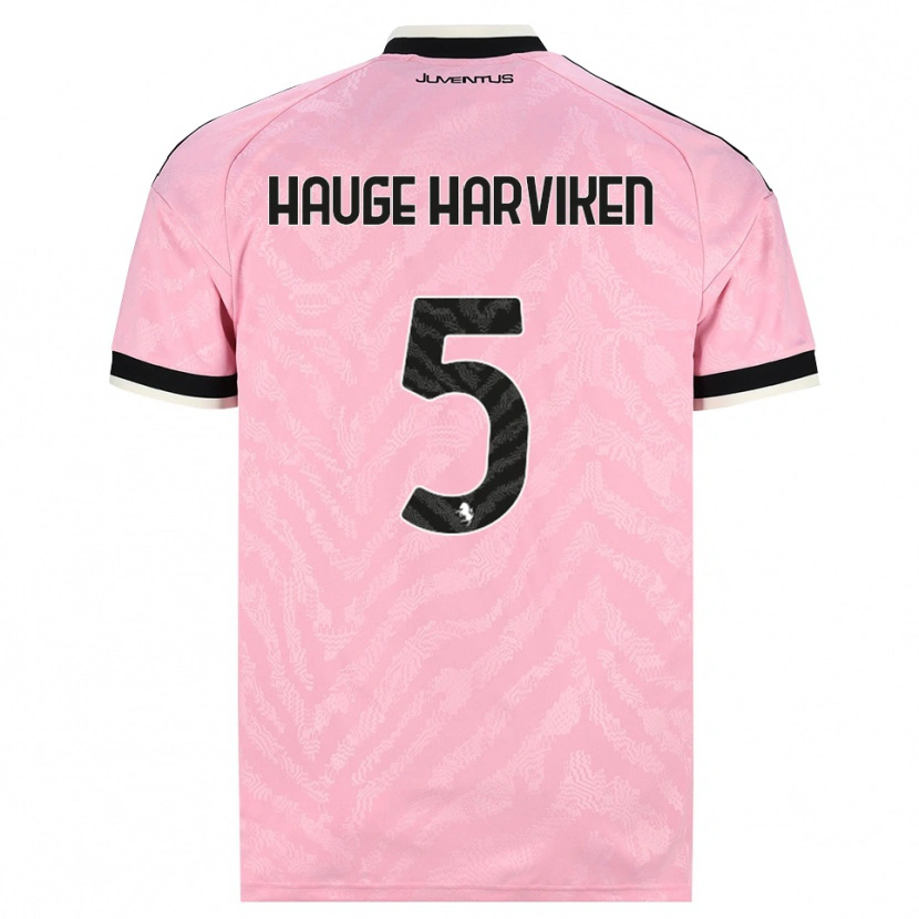 Danxen Damen Mathilde Hauge Harviken #5 Pink Schwarz Auswärtstrikot Trikot 2026/27 T-Shirt Schweiz