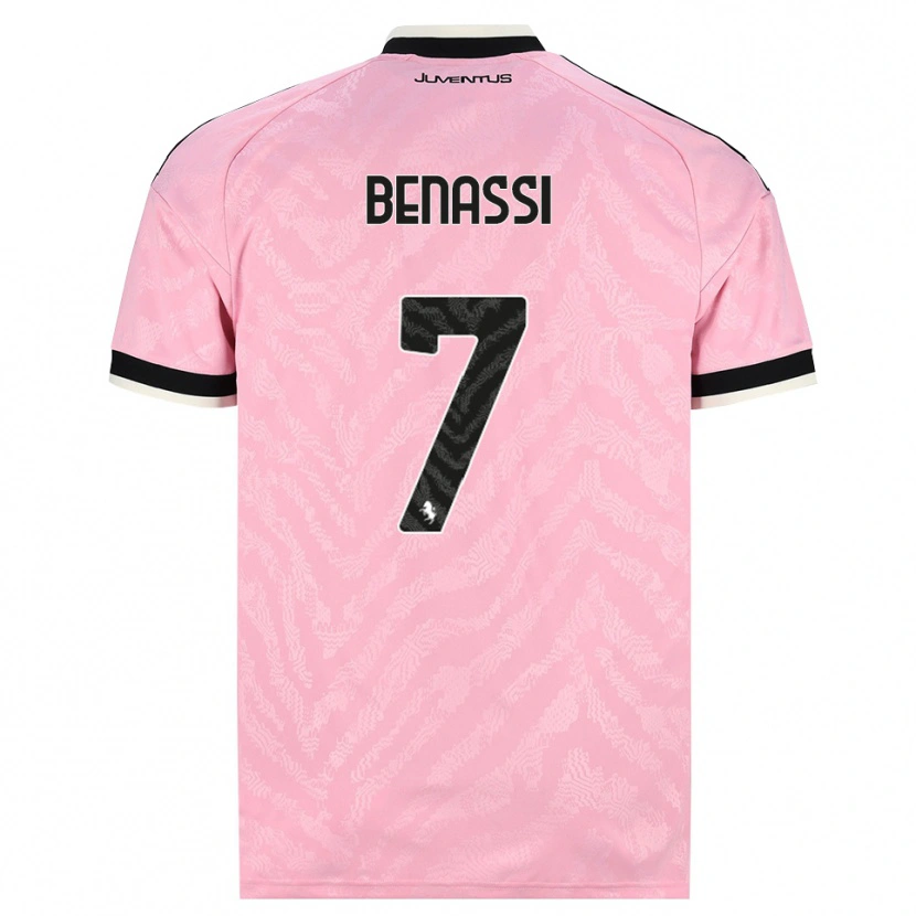 Danxen Damen Federico Benassi #7 Pink Schwarz Auswärtstrikot Trikot 2026/27 T-Shirt Schweiz
