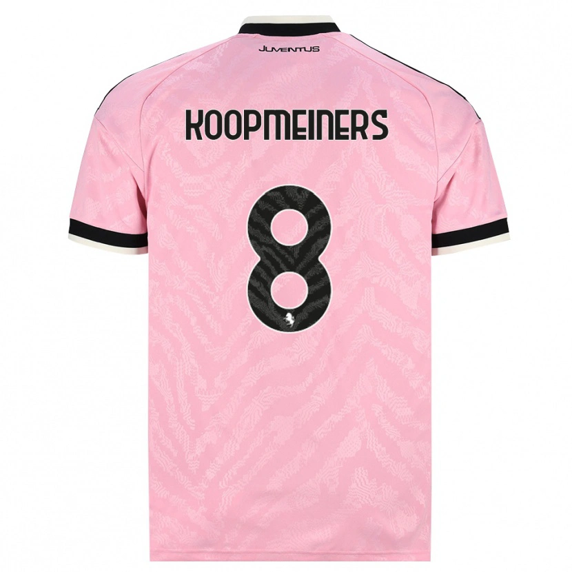 Danxen Damen Teun Koopmeiners #8 Pink Schwarz Auswärtstrikot Trikot 2026/27 T-Shirt Schweiz
