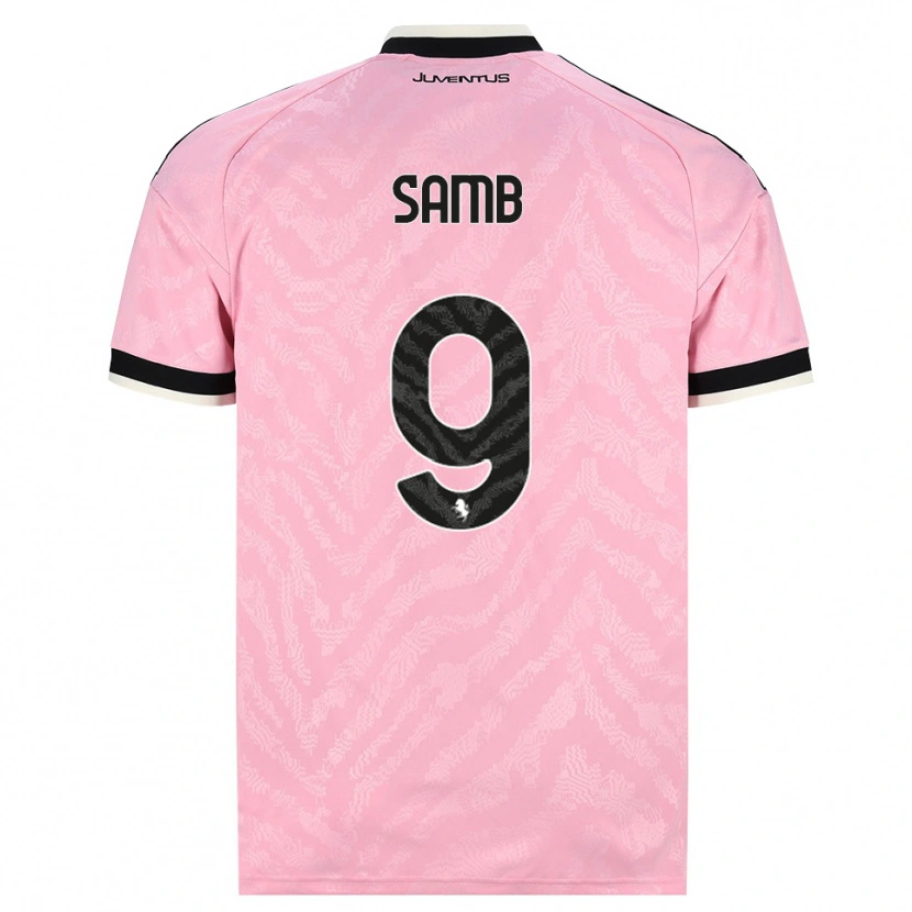 Danxen Damen Demba Samb #9 Pink Schwarz Auswärtstrikot Trikot 2026/27 T-Shirt Schweiz