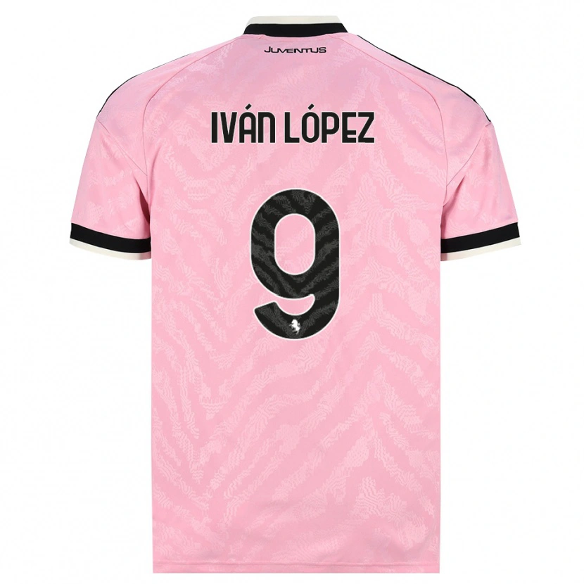 Danxen Damen Iván López #9 Pink Schwarz Auswärtstrikot Trikot 2026/27 T-Shirt Schweiz