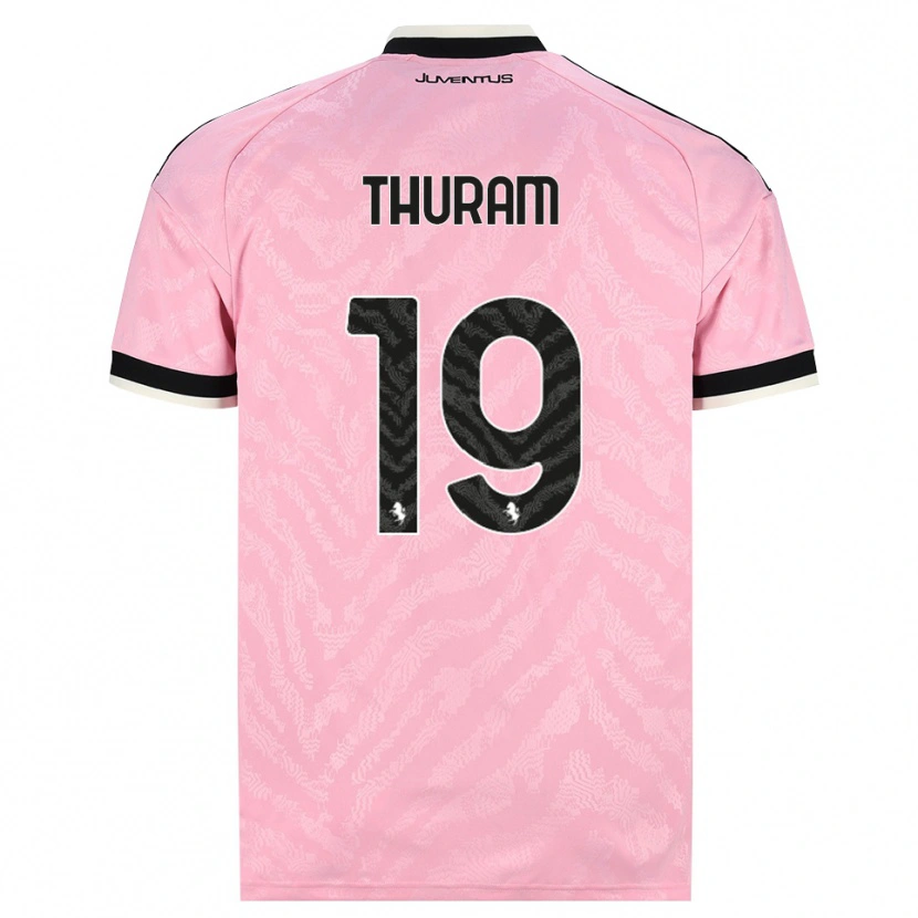 Danxen Damen Khéphren Thuram #19 Pink Schwarz Auswärtstrikot Trikot 2026/27 T-Shirt Schweiz