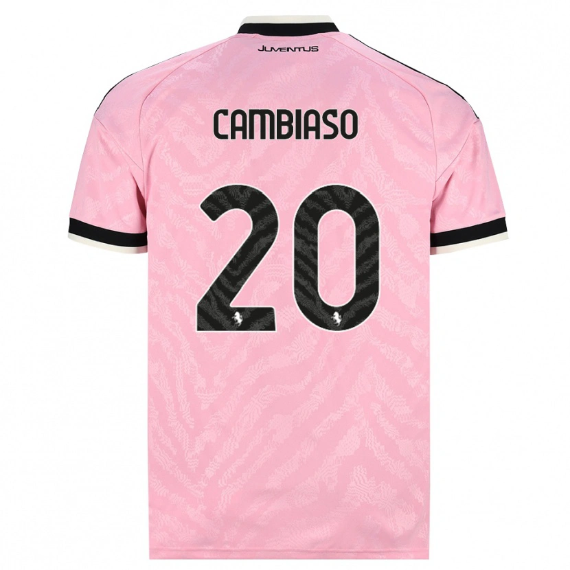 Danxen Damen Andrea Cambiaso #20 Pink Schwarz Auswärtstrikot Trikot 2026/27 T-Shirt Schweiz