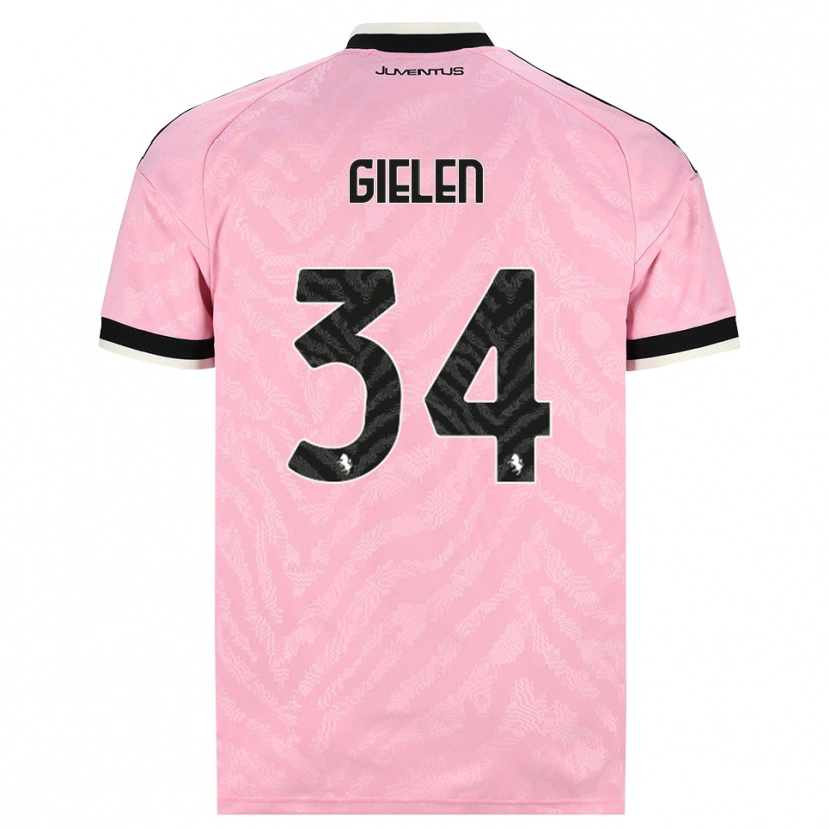Danxen Damen Wout Gielen #34 Pink Schwarz Auswärtstrikot Trikot 2026/27 T-Shirt Schweiz