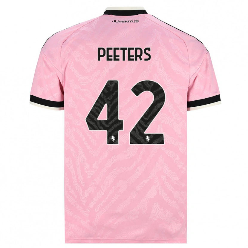 Danxen Damen Daouda Peeters #42 Pink Schwarz Auswärtstrikot Trikot 2026/27 T-Shirt Schweiz
