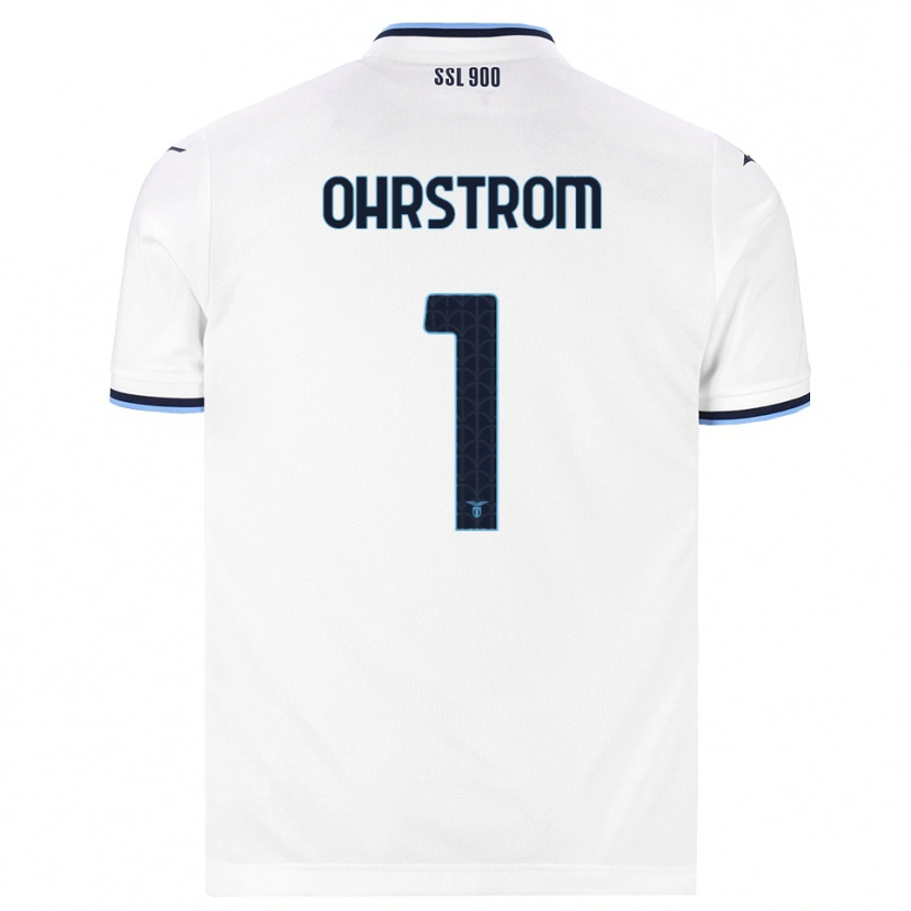 Danxen Damen Stephanie Ohrstrom #1 Weiß Dunkelblau Auswärtstrikot Trikot 2026/27 T-Shirt Schweiz