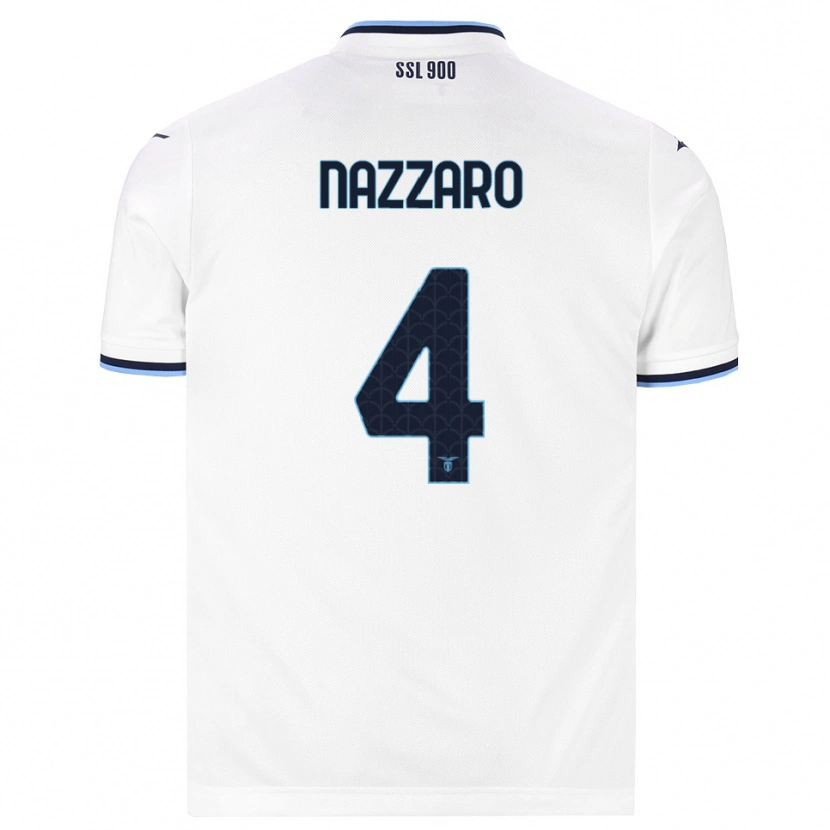 Danxen Damen Marco Nazzaro #4 Weiß Dunkelblau Auswärtstrikot Trikot 2026/27 T-Shirt Schweiz