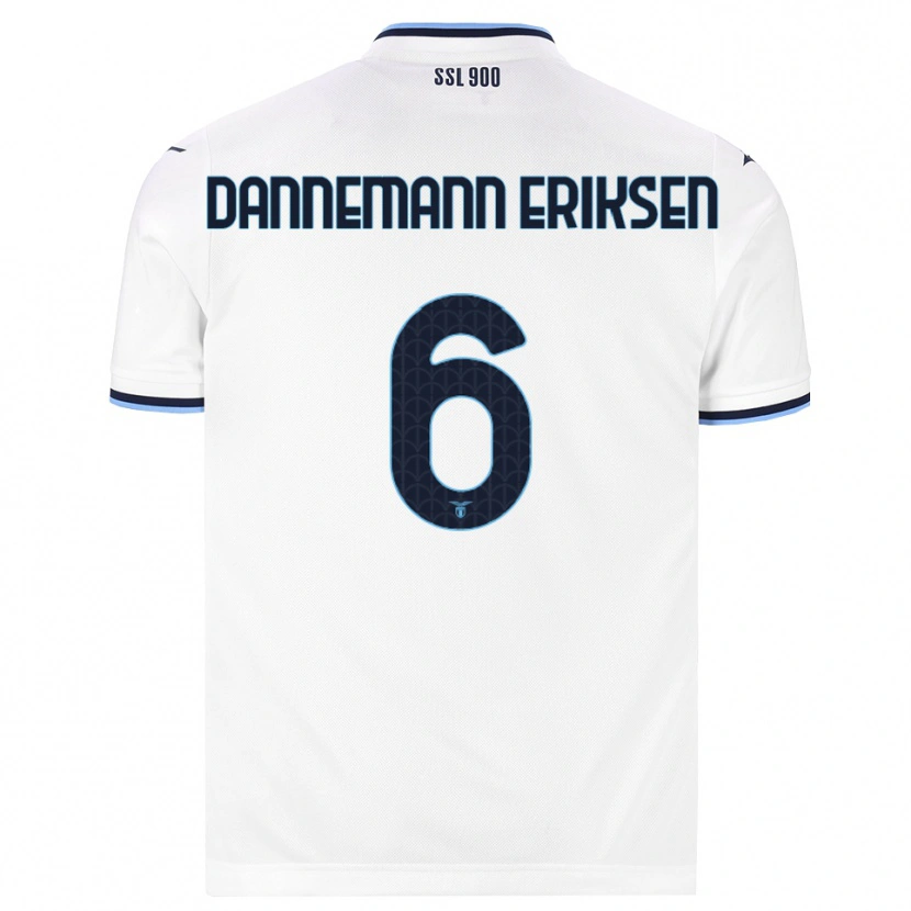 Danxen Damen Louise Dannemann Eriksen #6 Weiß Dunkelblau Auswärtstrikot Trikot 2026/27 T-Shirt Schweiz