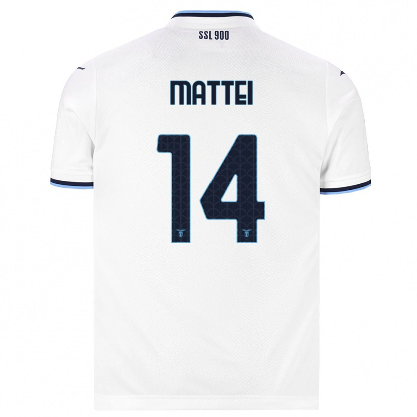 Danxen Damen Sarah Mattei #14 Weiß Dunkelblau Auswärtstrikot Trikot 2026/27 T-Shirt Schweiz