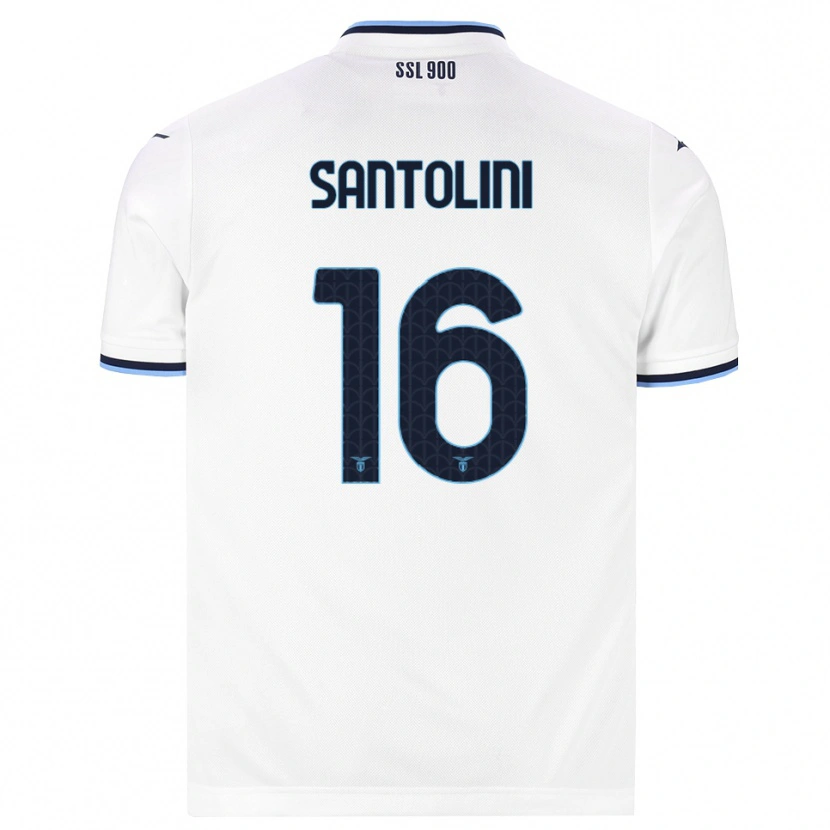 Danxen Damen Emanuele Santolini #16 Weiß Dunkelblau Auswärtstrikot Trikot 2026/27 T-Shirt Schweiz