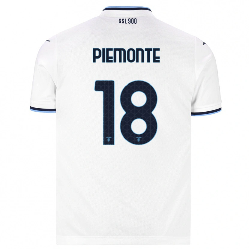 Danxen Damen Martina Piemonte #18 Weiß Dunkelblau Auswärtstrikot Trikot 2026/27 T-Shirt Schweiz