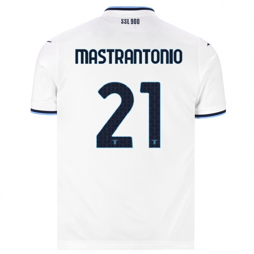 Danxen Damen Ella Mastrantonio #21 Weiß Dunkelblau Auswärtstrikot Trikot 2026/27 T-Shirt Schweiz